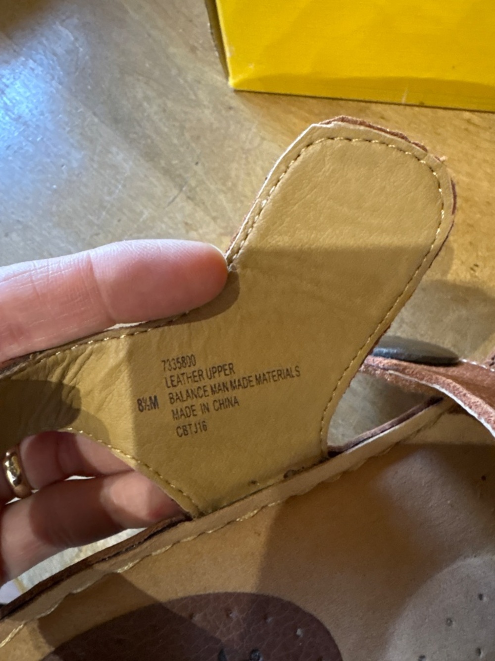 Softspots Pamela in Nutmeg size 8.5 sandal NWB - Picture 4 of 7